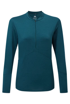 Mountain Equipment Nava Women's LS Zip T Damen Bekleidung